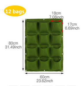 Wall Flower Planting Bags