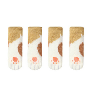 Cat Paw Knitting Table and Chair Foot Cover (4 Pcs)