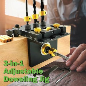 3 in 1 Adjustable Doweling Jig(🔥Big Sale - 60% Off & Free Shipping Worldwide)