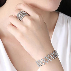 Magic Sterling Silver Folding Retractable Ring Bracelet