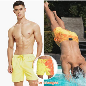 Temperature-Sensitive Color-Changing Beach Men Swimming Pants