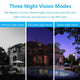 Night vision 1080p wireless outdoor ip security camera