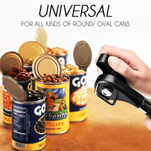 Stainless Steel Safe-Cut Can Opener