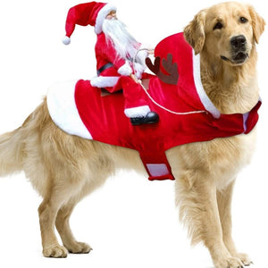 Dog Christmas Clothes Santa Claus Riding Deer(🎅 Christmas Early Special Offer - 50% OFF)