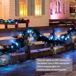 Christmas Sale - LED Starburst Lights with Remote, 8 Modes & Waterproof