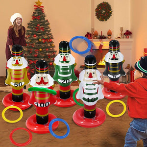 Inflatable Reindeer Antler Ring Toss Game