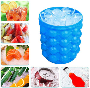 2-in-1 Silicone Ice Cube Maker