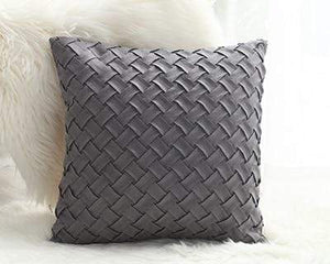 Faux Suede Pillow Cover