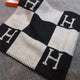 Luxury H letter Pillow Cover