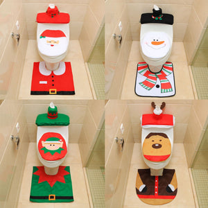 Christmas Toilet Decoration