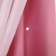 Princess Double Layer Blockout Curtain with Hollow out Stars