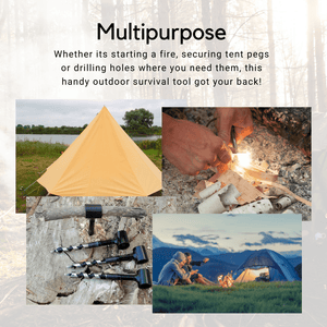 Multipurpose Manual Survival Drill Bit